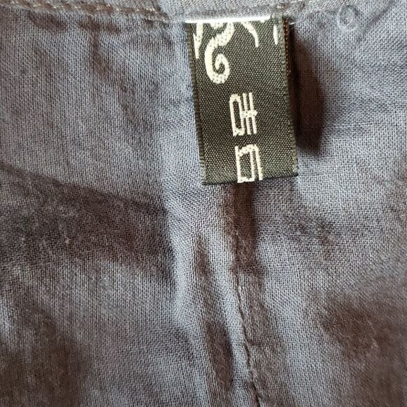 Cotton Chinese Style Double Layer Dress size Large - Picture 4 of 6